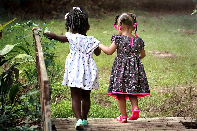 Girls Holding Hands