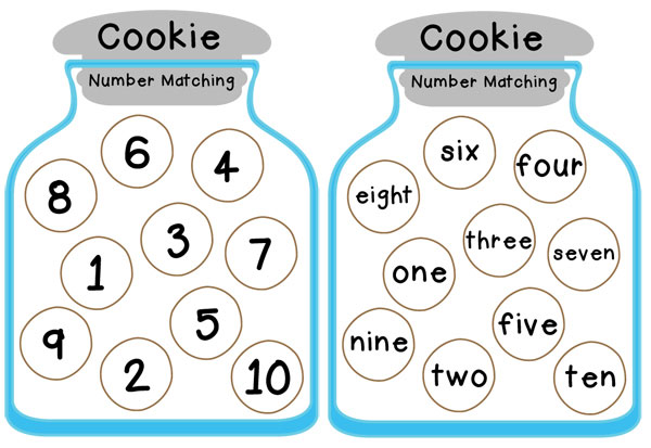 Autism Awareness Month: Free Cookie Number Matching Printable